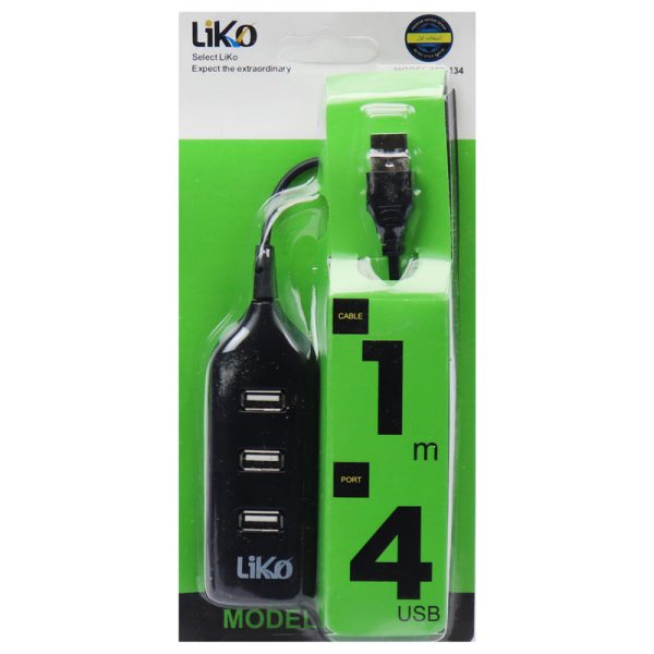 هاب USB لیکو 4 پورت مدل MR-134