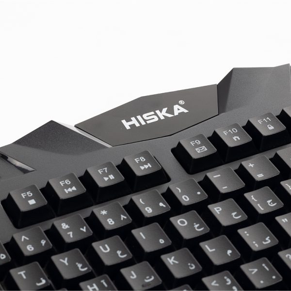 کیبورد گیمینگ سیم دار Hiska مدل HX-KEG400